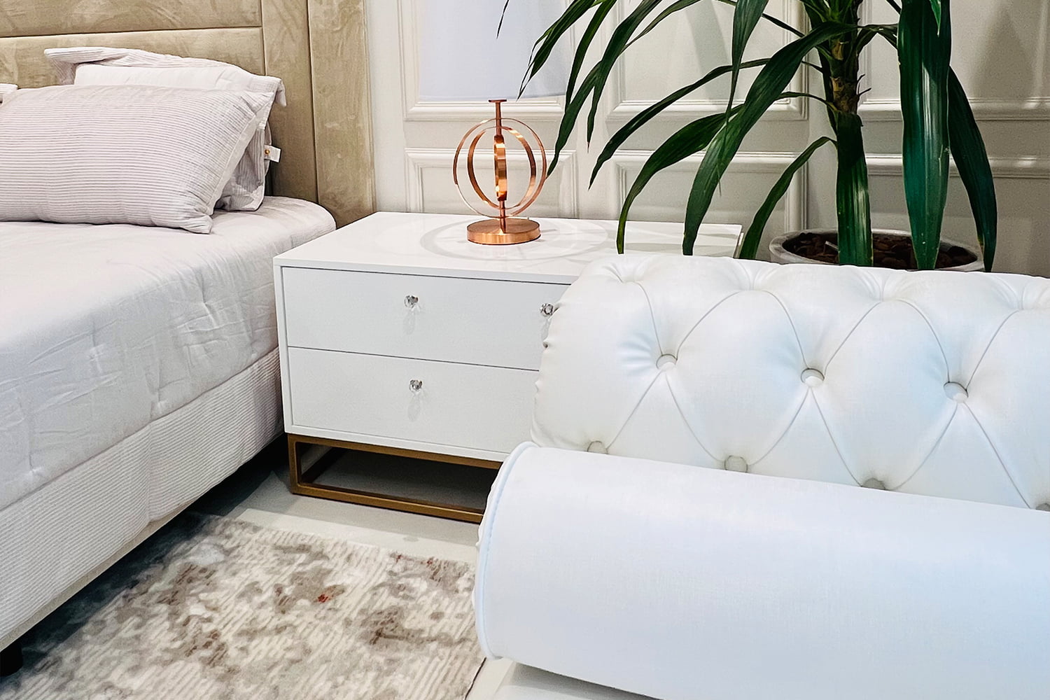 Closet planejado com gavetas