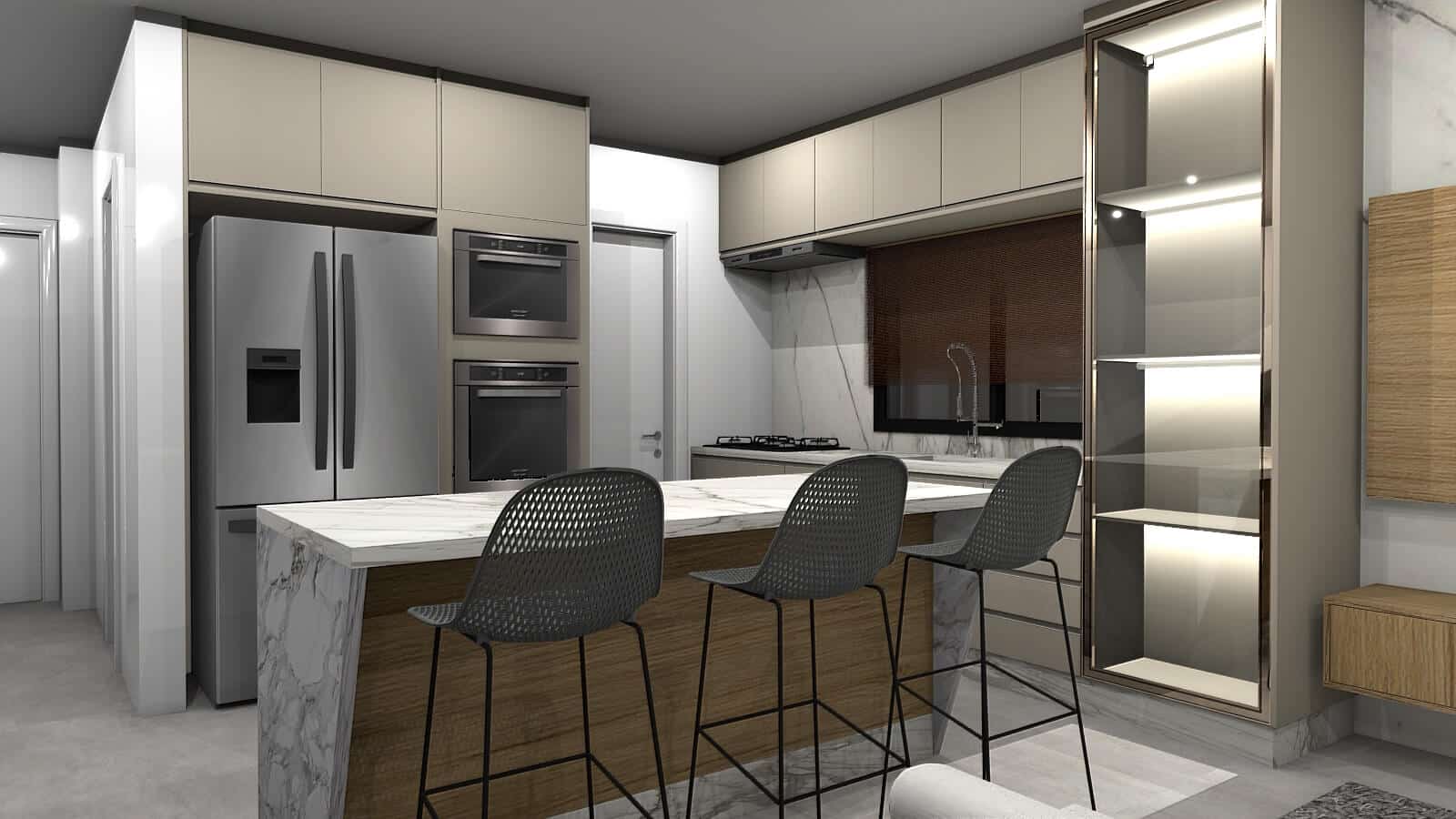 Projeto renderizado 3D