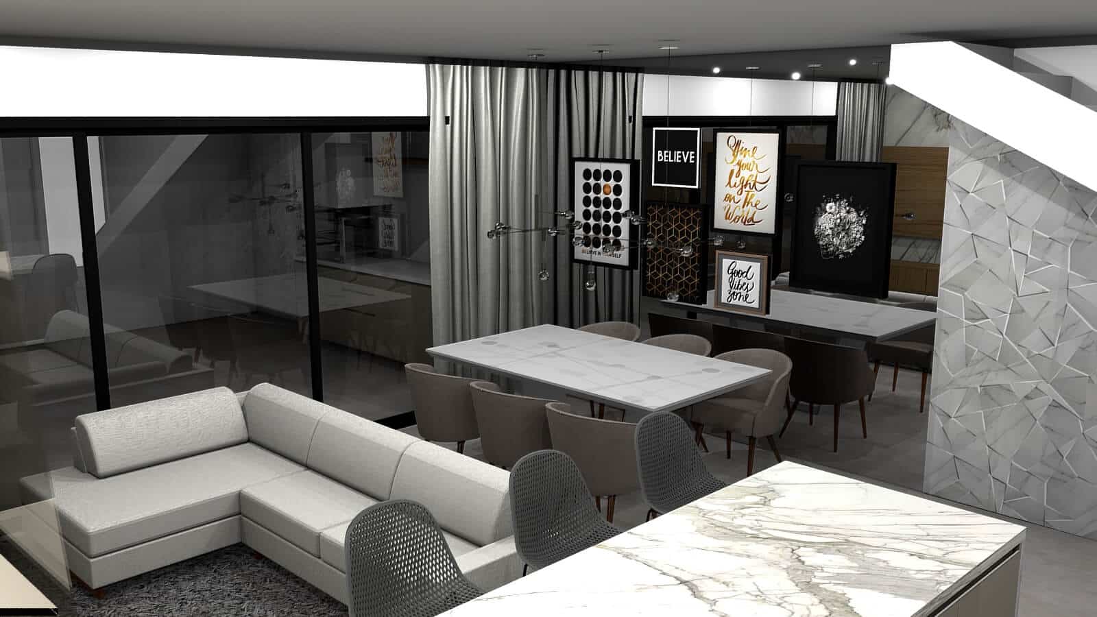 Projeto renderizado 3D