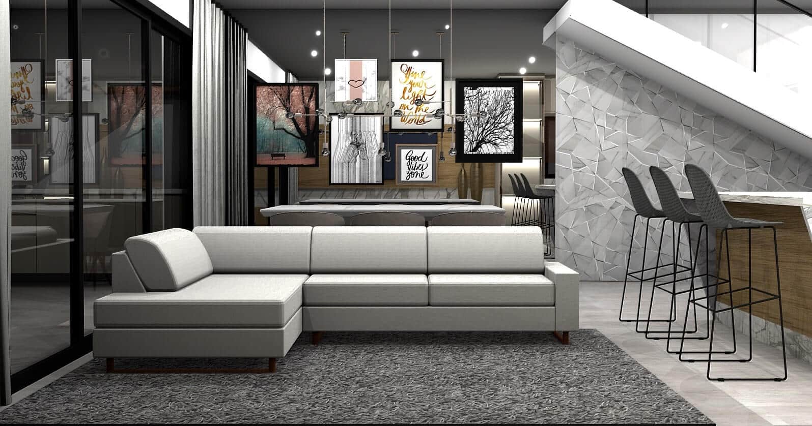 Projeto renderizado 3D