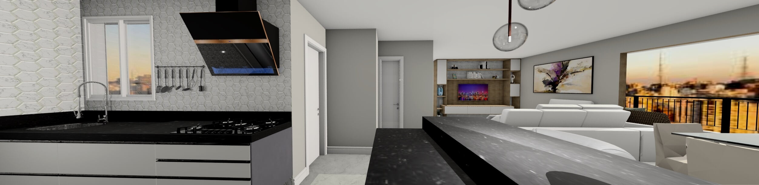 Projeto renderizado 3D