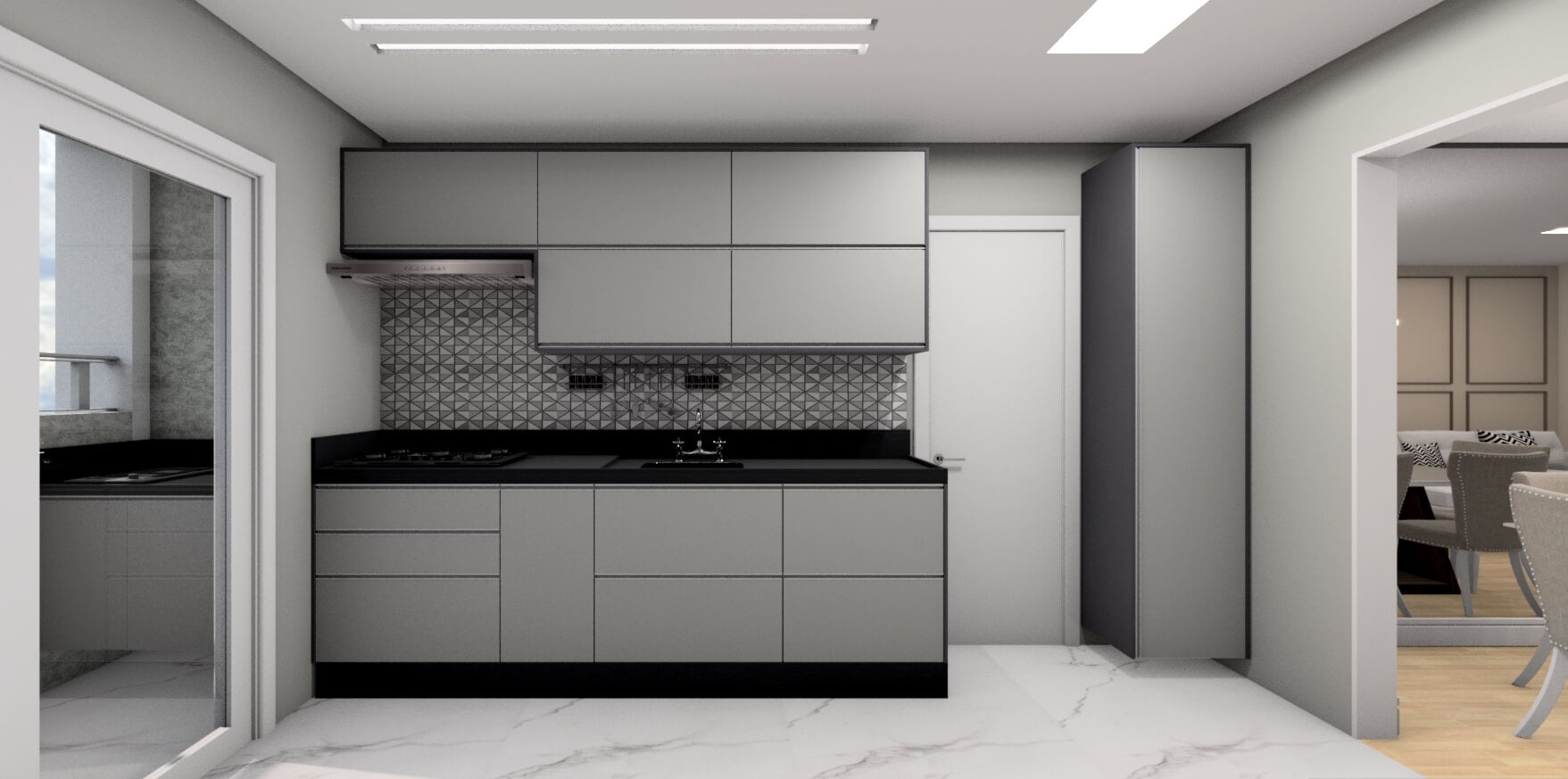 Projeto renderizado 3D