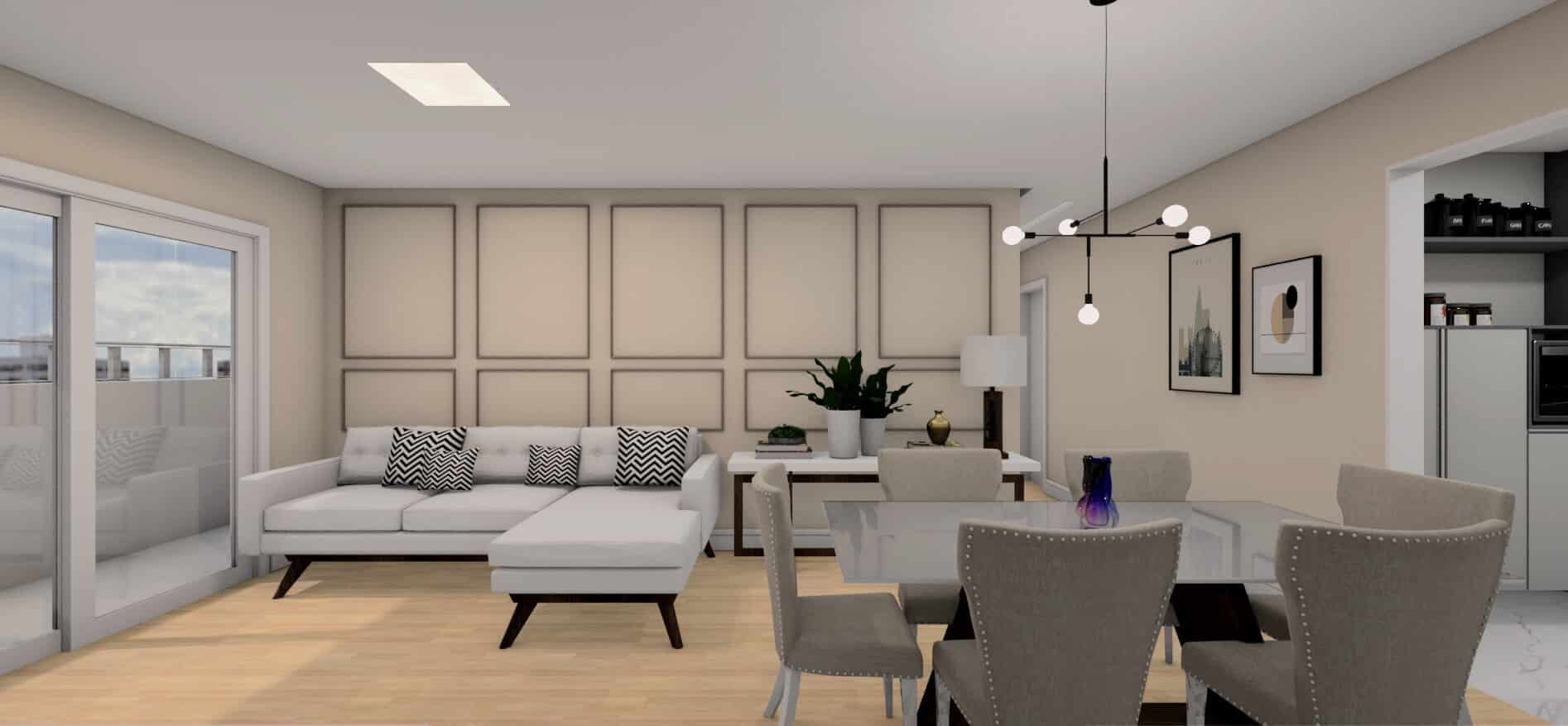 Projeto renderizado 3D
